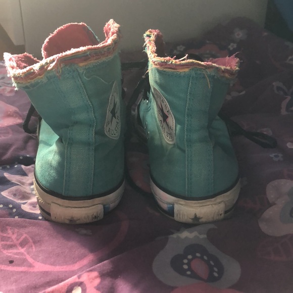 Converse multicolor shoes, women’s 5 - Picture 3 of 4